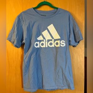 light blue adidas shirt